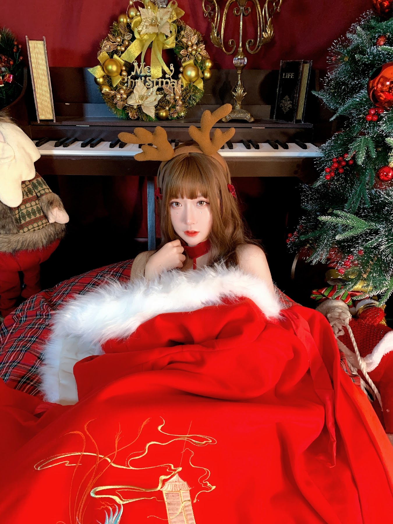 Coser@Mao Jiu Jiang Sakura (猫九酱Sakura) – 猫妹圣诞特辑 - P19