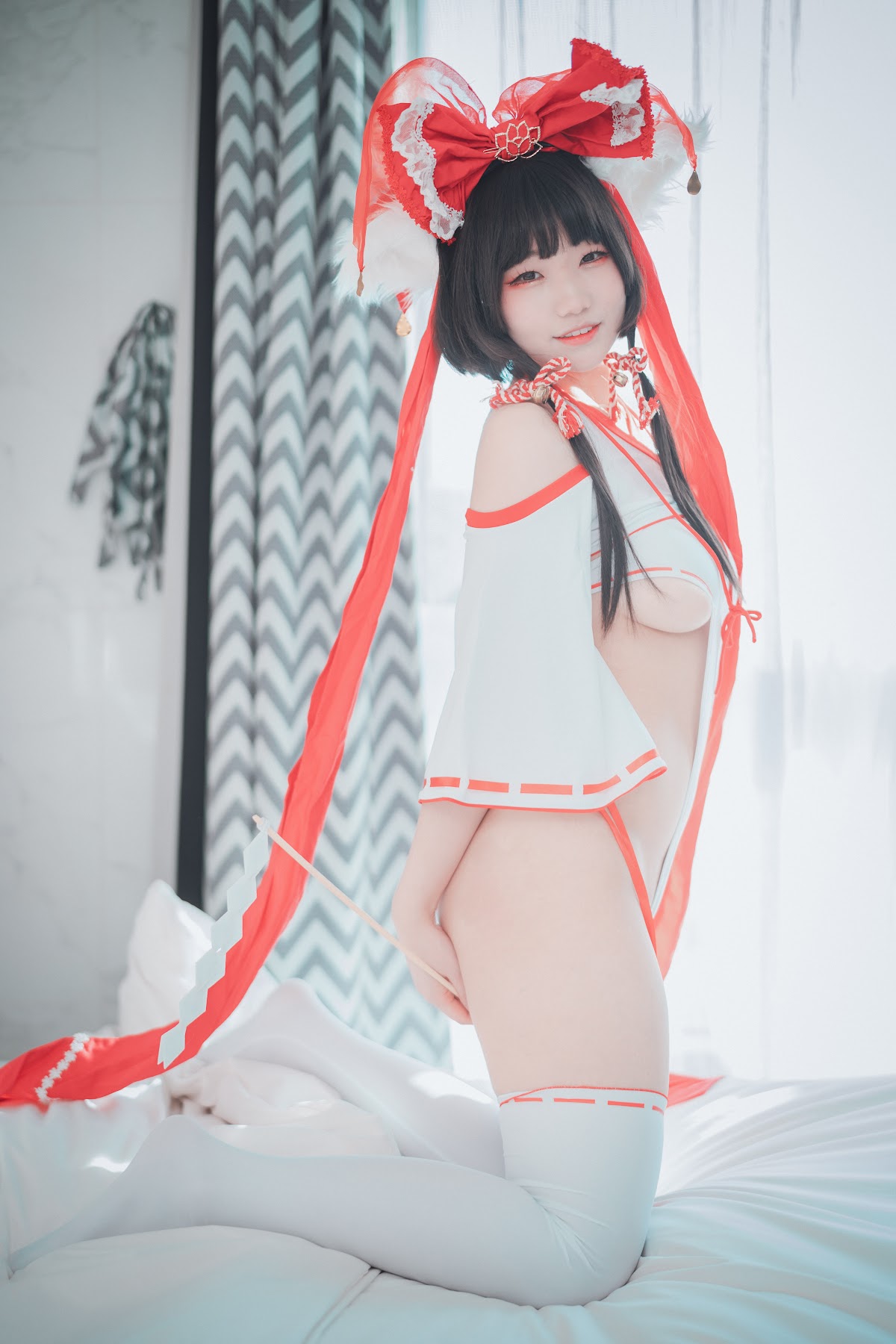 DJAWA Photo – Mimmi (밈미) – Kitsune Miko (A ver) - P3