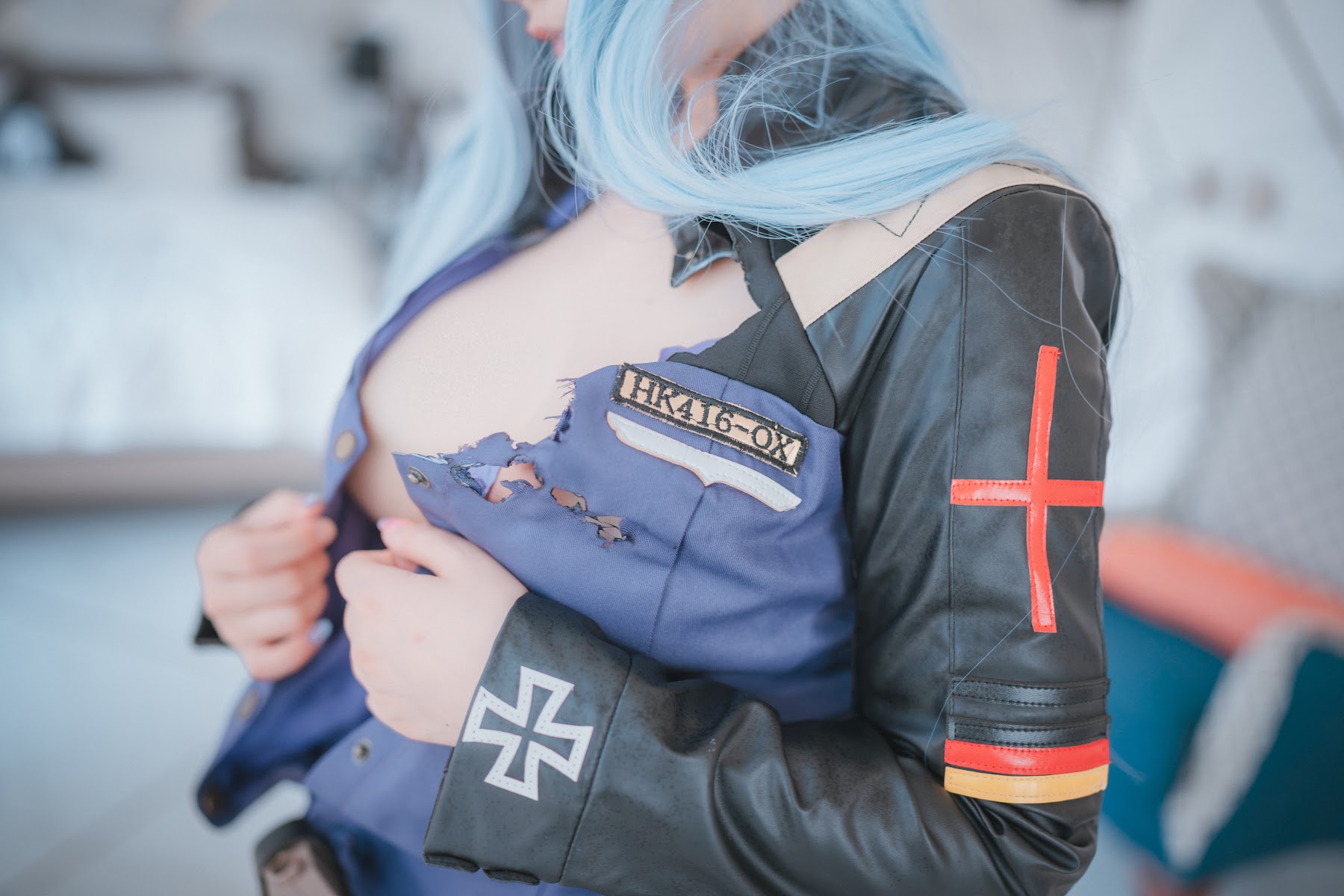 DJAWA Photo – Mimmi (밈미) – Girls’ Frontline – HK416 (Damaged ver.) - P99