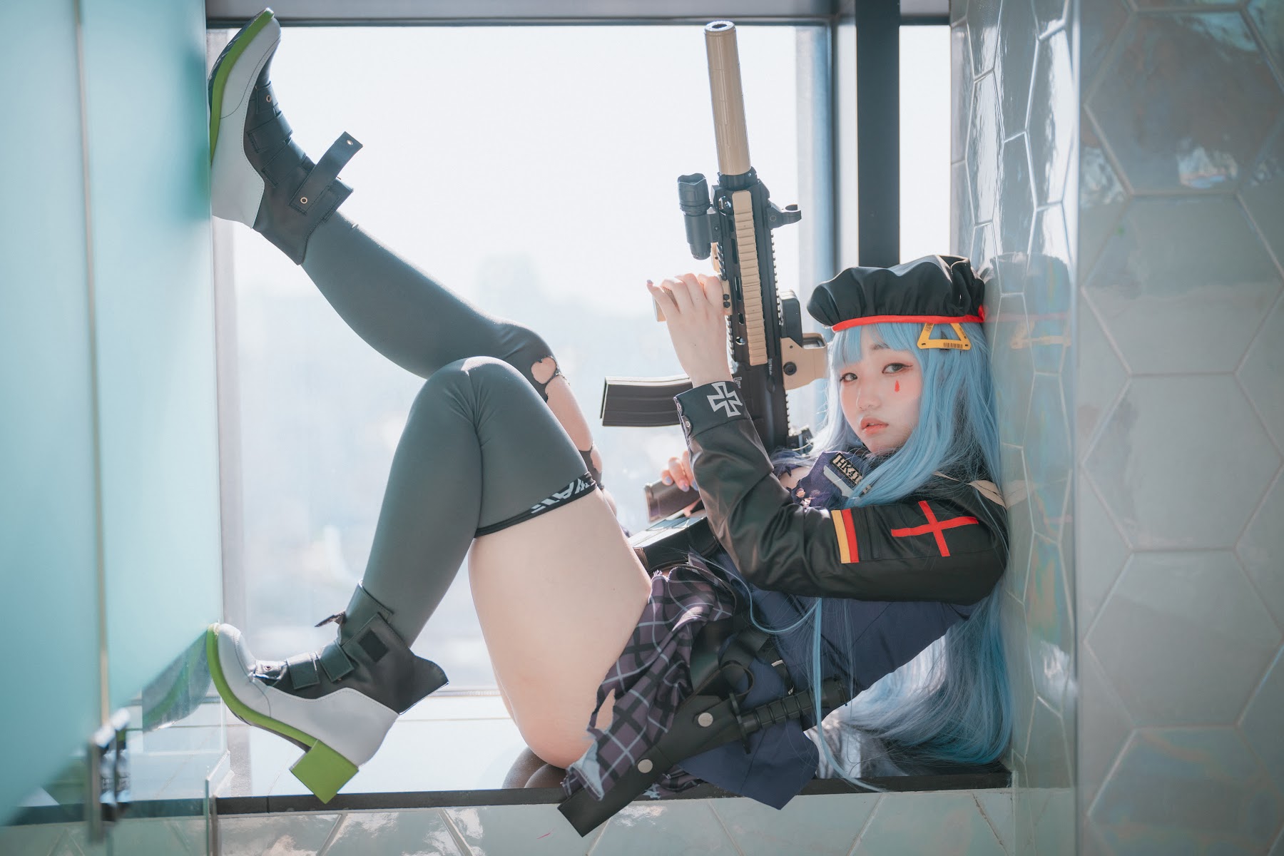 DJAWA Photo – Mimmi (밈미) – Girls’ Frontline – HK416 (Damaged ver.) - P80