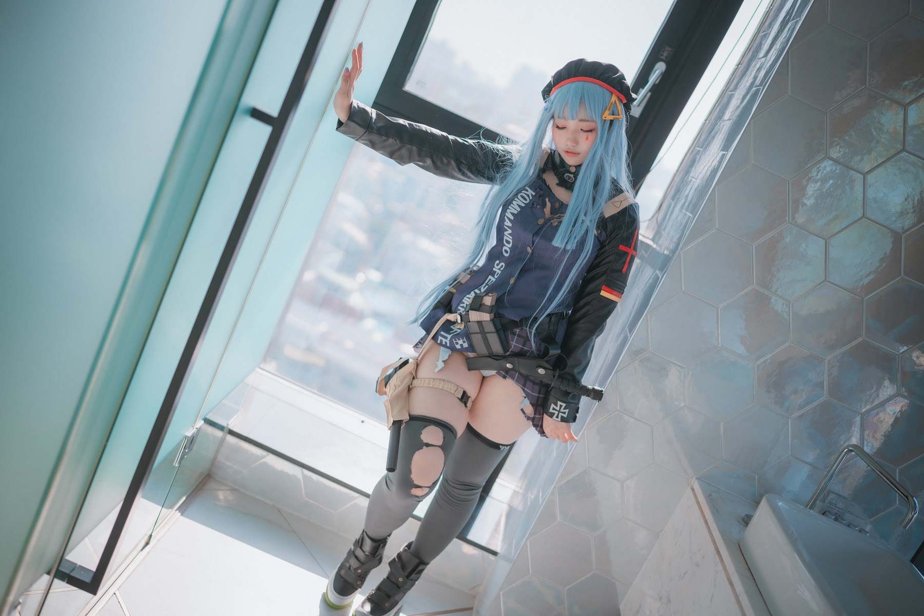 DJAWA Photo – Mimmi (밈미) – Girls’ Frontline – HK416 (Damaged ver.) - P86