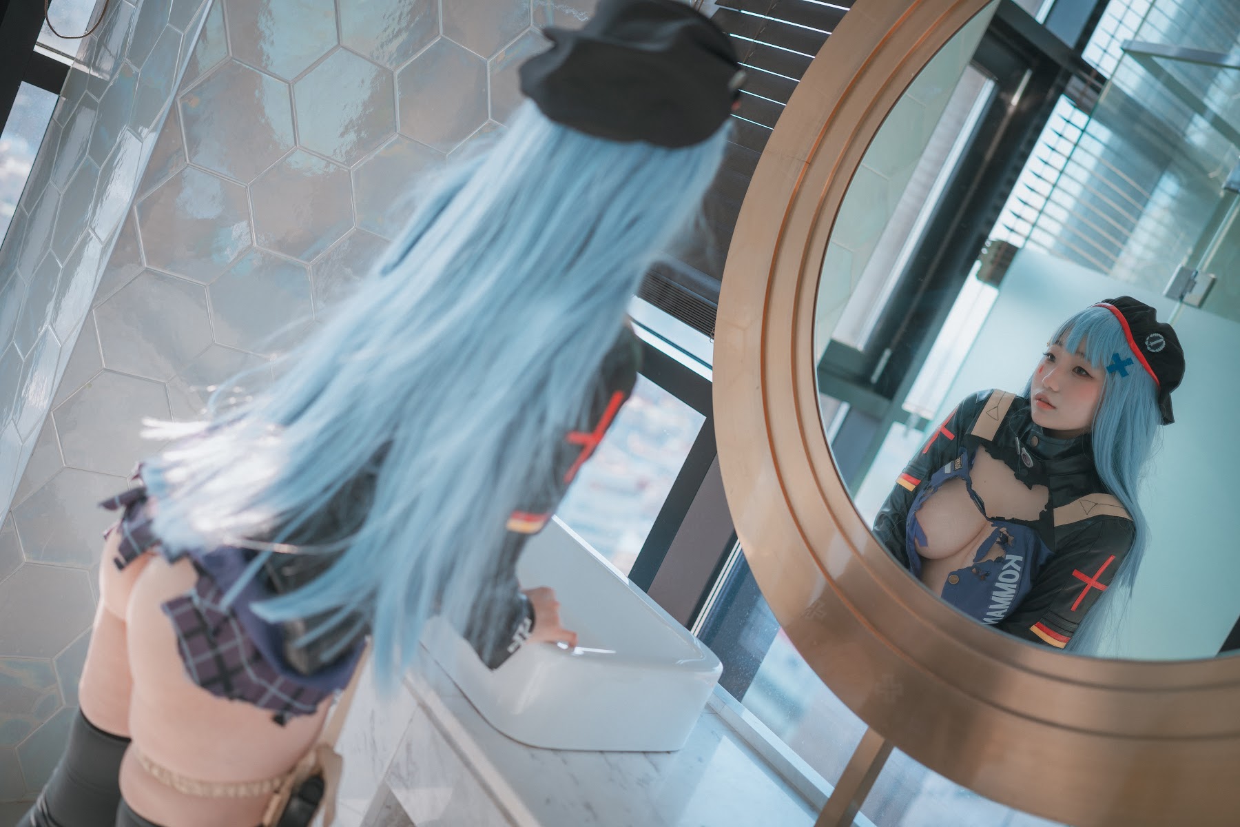 DJAWA Photo – Mimmi (밈미) – Girls’ Frontline – HK416 (Damaged ver.) - P91