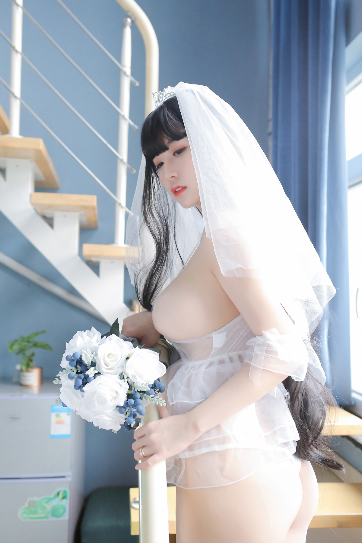 Coser@Mao Jiu Jiang Sakura (猫九酱Sakura) – 猫妹花嫁 - P16