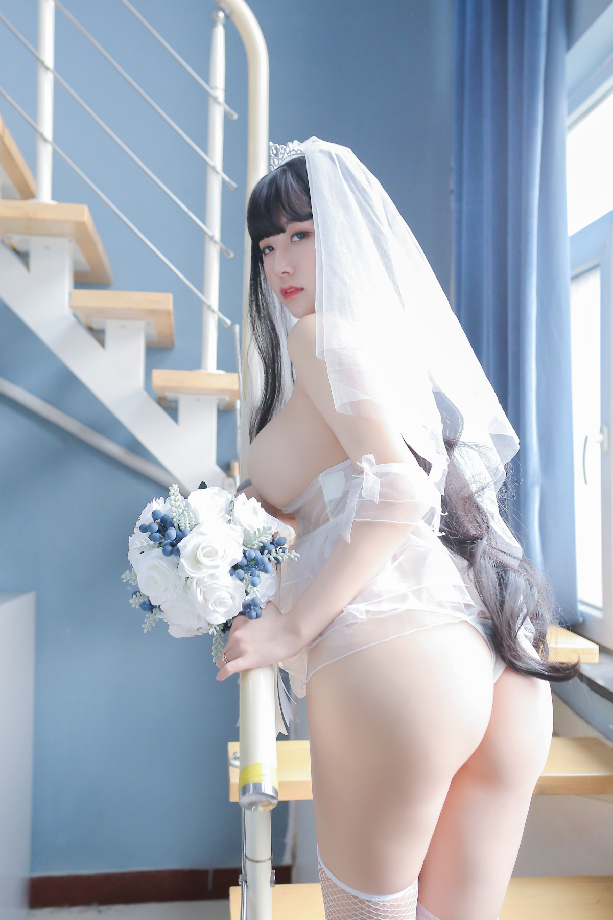 Coser@Mao Jiu Jiang Sakura (猫九酱Sakura) – 猫妹花嫁 - P18