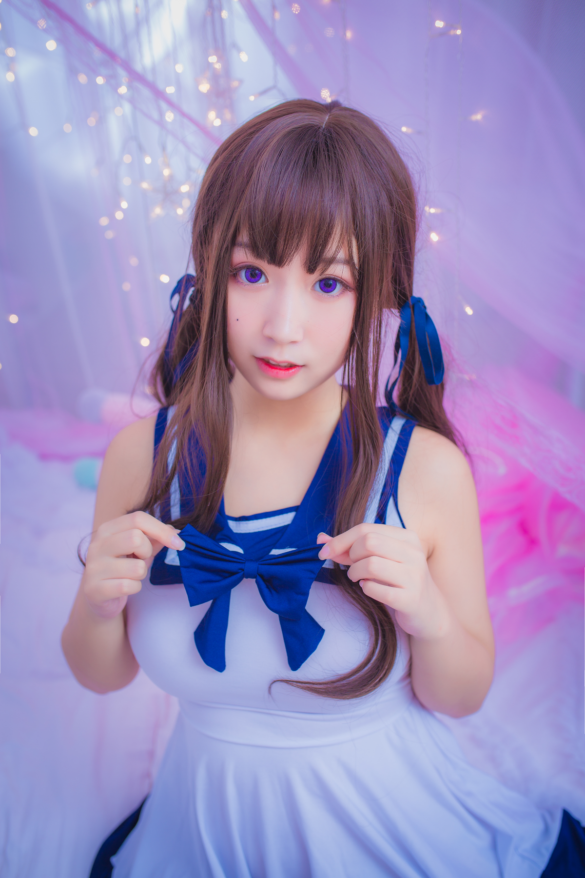 Coser@Mao Jiu Jiang Sakura (猫九酱Sakura) – 连衣水手服 - P10