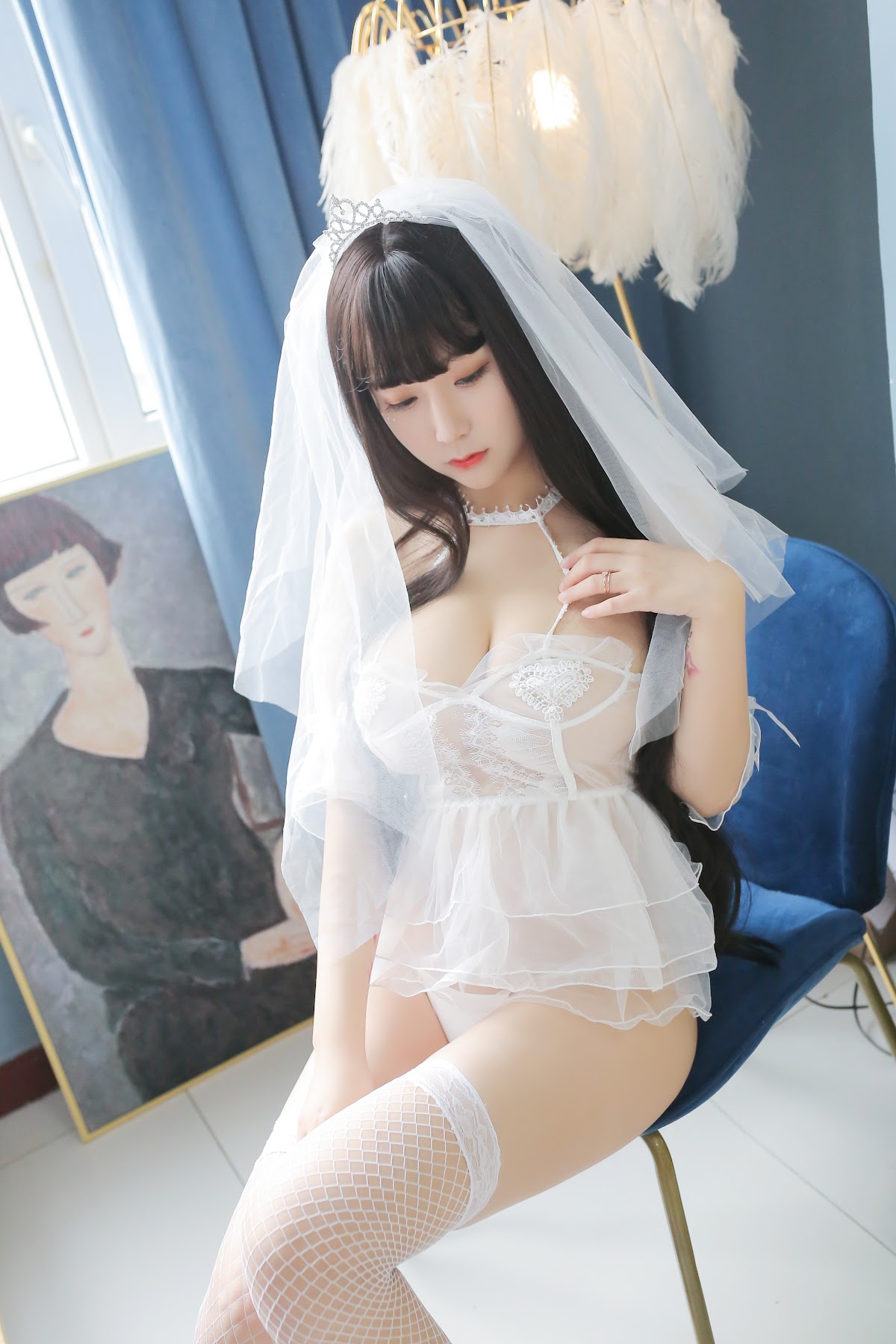 Coser@Mao Jiu Jiang Sakura (猫九酱Sakura) – 长发婚纱 - P11
