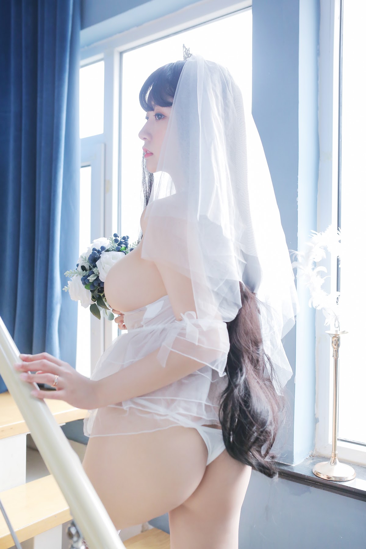 Coser@Mao Jiu Jiang Sakura (猫九酱Sakura) – 长发婚纱 - P33