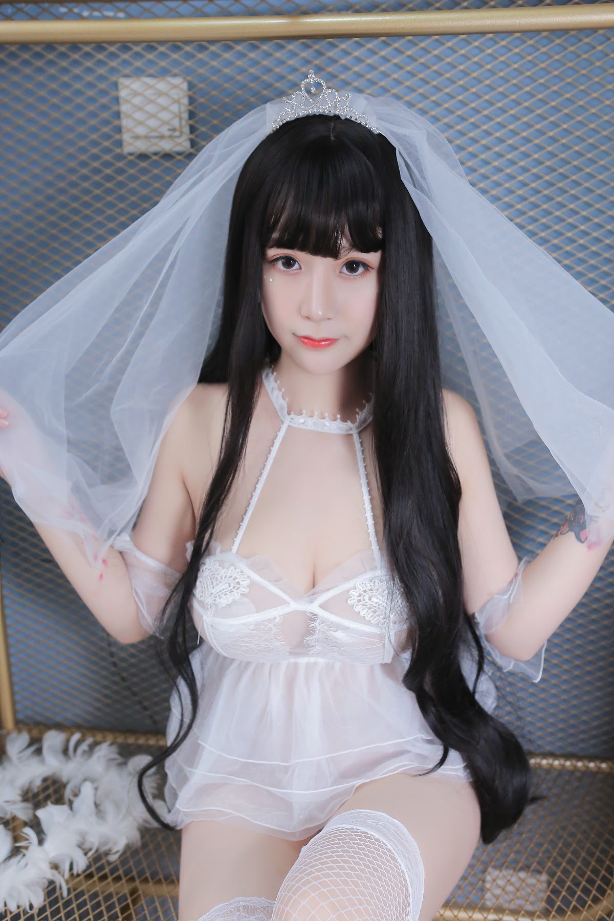 Coser@Mao Jiu Jiang Sakura (猫九酱Sakura) – 长发婚纱 - P54