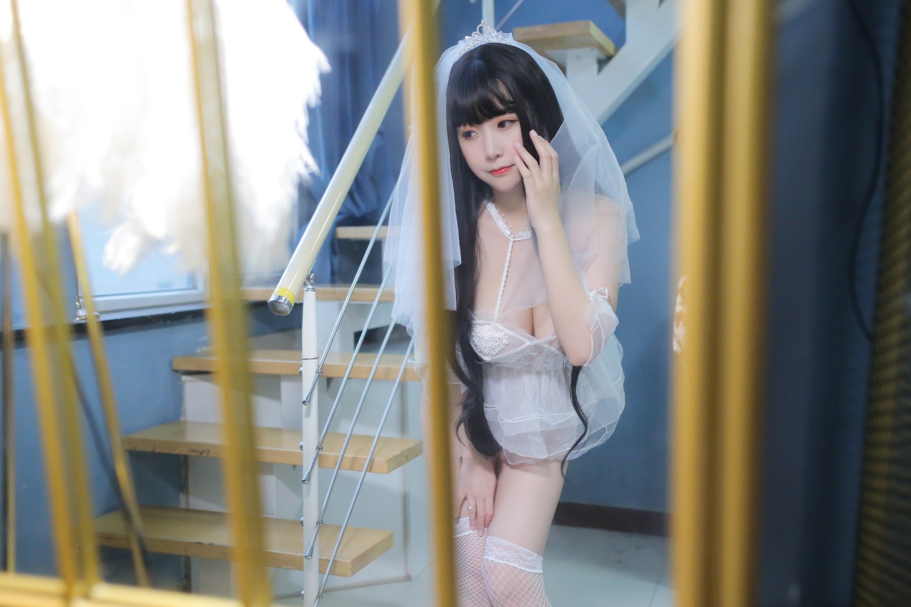 Coser@Mao Jiu Jiang Sakura (猫九酱Sakura) – 长发婚纱 - P65