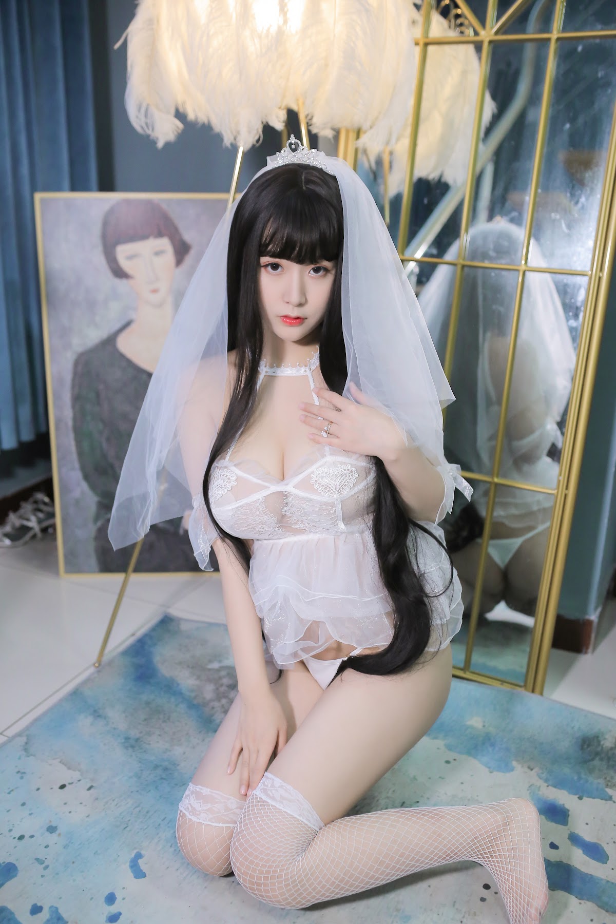 Coser@Mao Jiu Jiang Sakura (猫九酱Sakura) – 长发婚纱 - P70