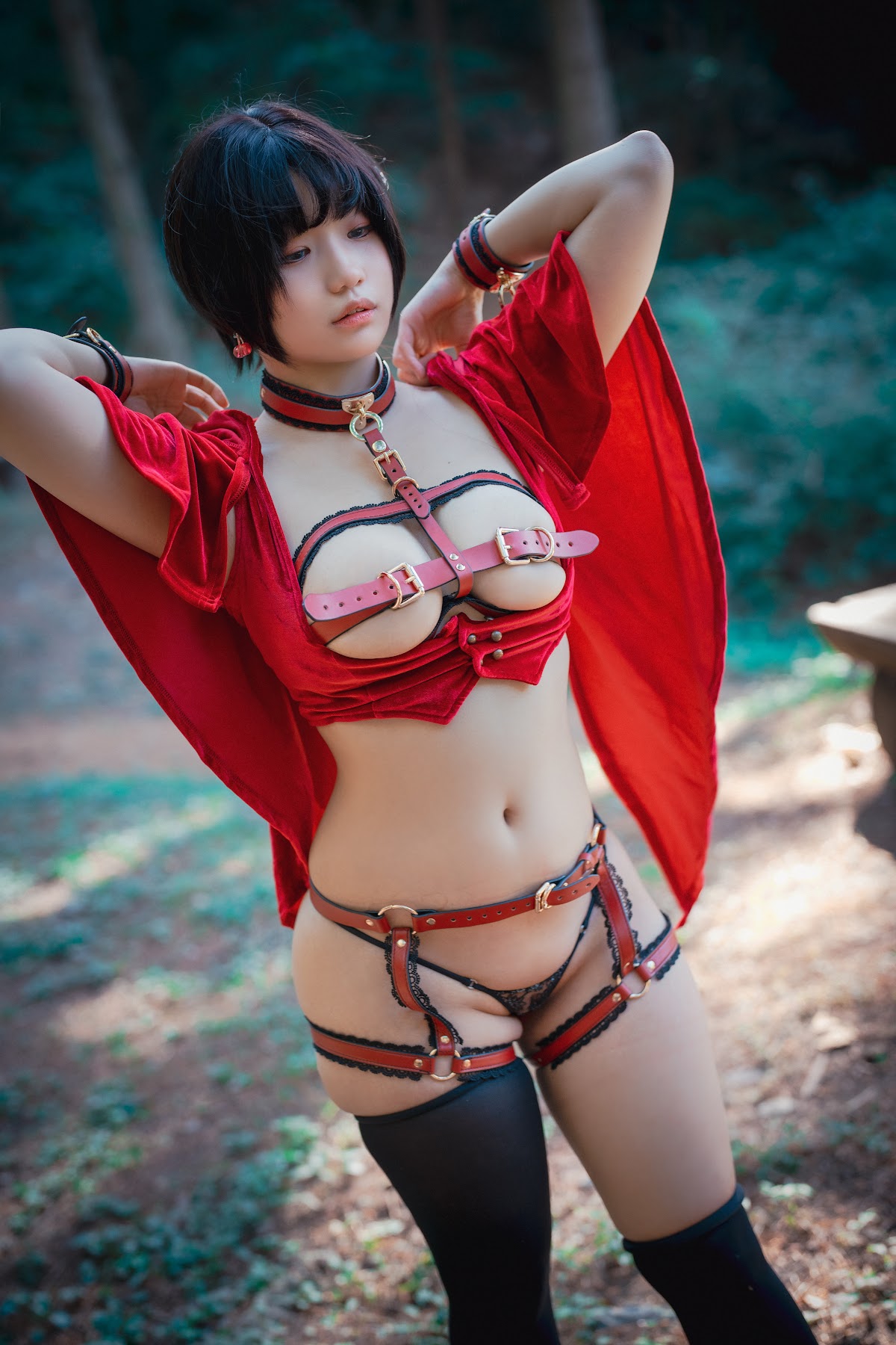 DJAWA Photo – Mimmi (밈미) – Naughty Red Hiring Hood - P102