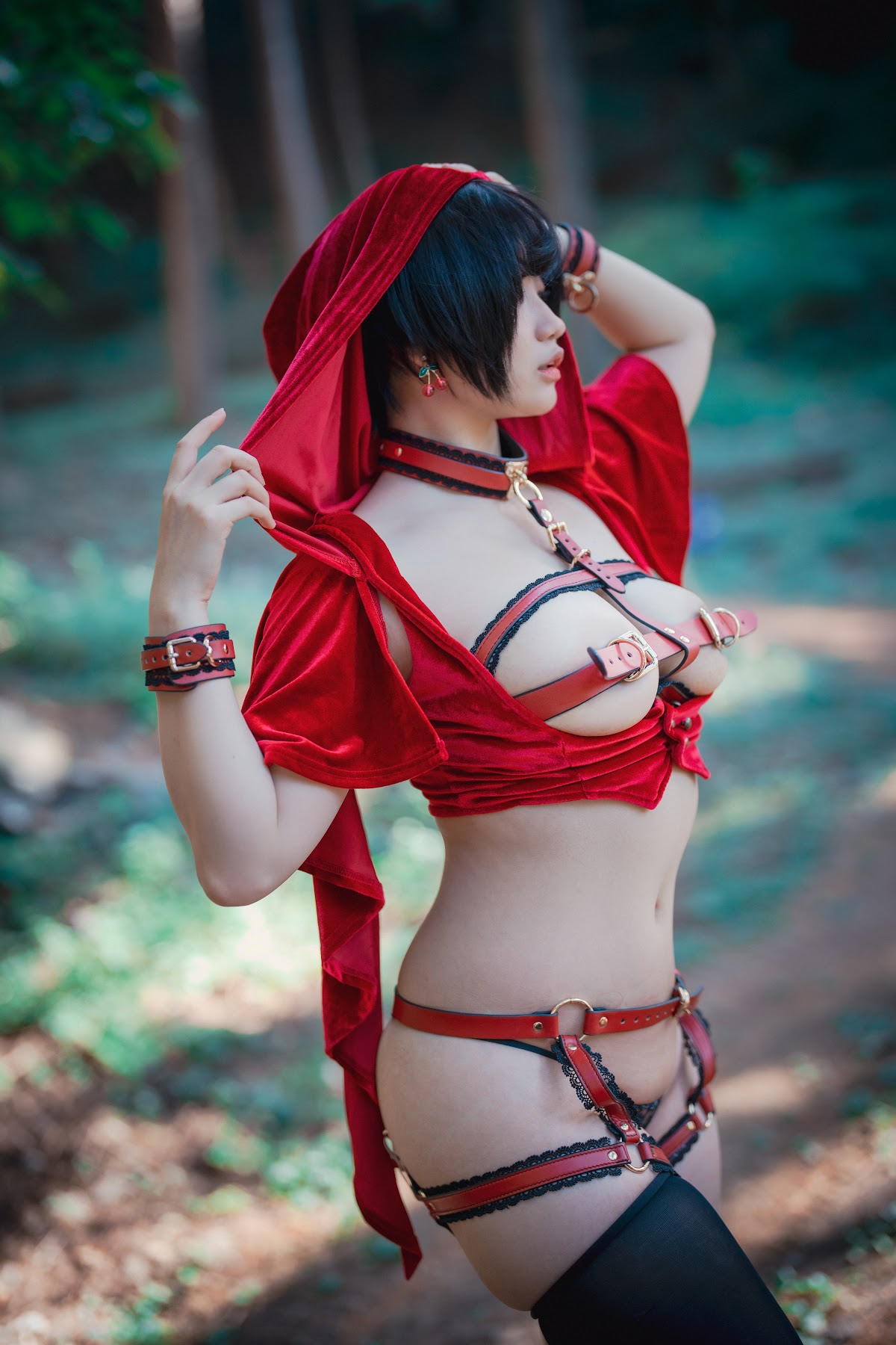 DJAWA Photo – Mimmi (밈미) – Naughty Red Hiring Hood - P104