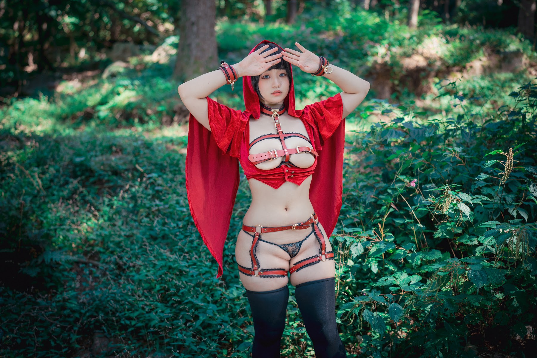DJAWA Photo – Mimmi (밈미) – Naughty Red Hiring Hood - P10