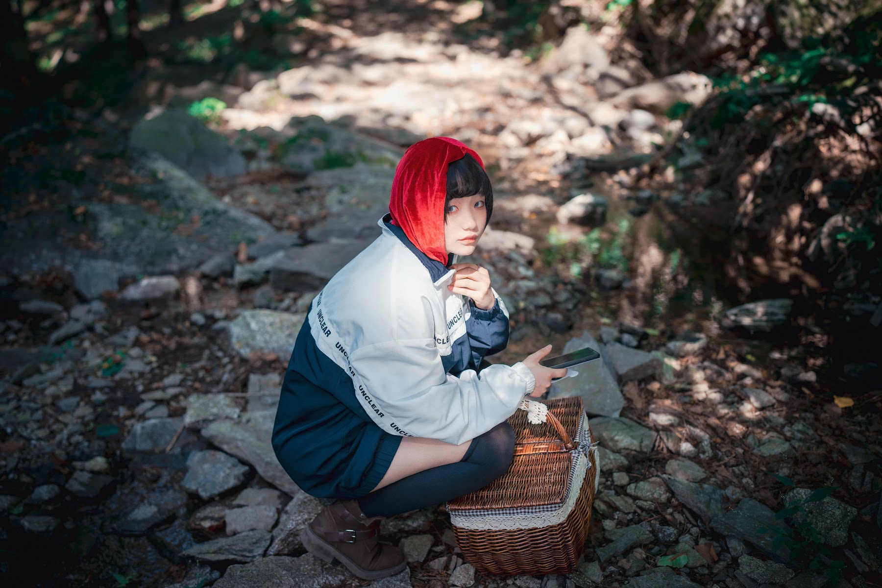 DJAWA Photo – Mimmi (밈미) – Naughty Red Hiring Hood - P111