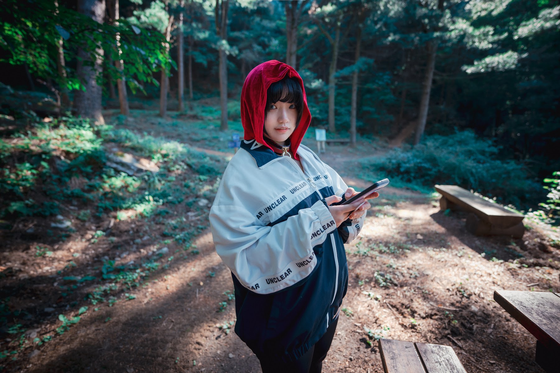 DJAWA Photo – Mimmi (밈미) – Naughty Red Hiring Hood - P119