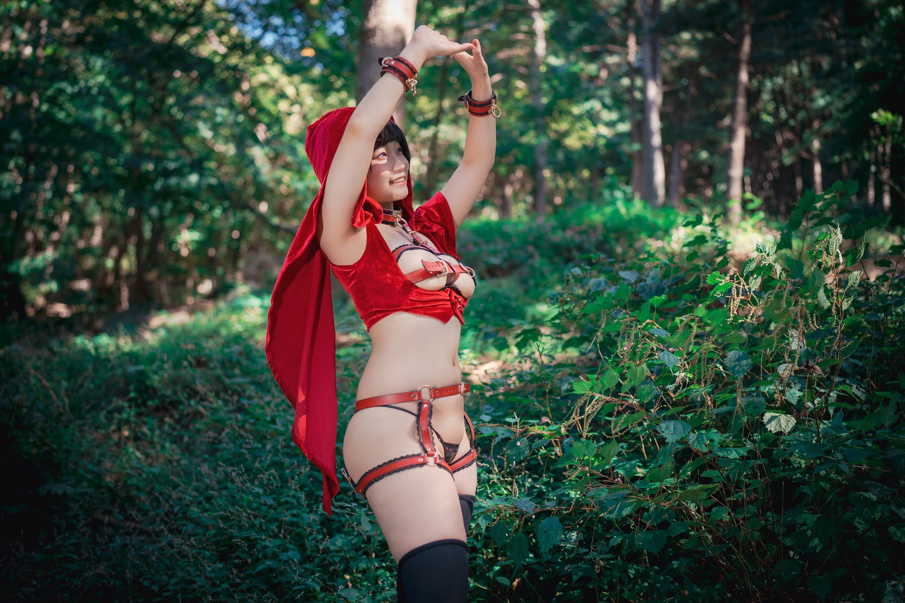 DJAWA Photo – Mimmi (밈미) – Naughty Red Hiring Hood - P17