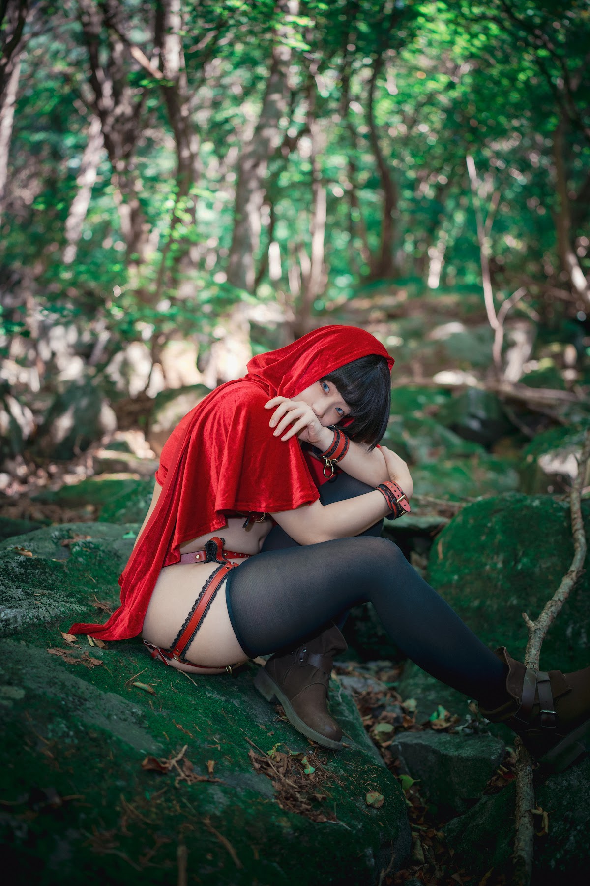 DJAWA Photo – Mimmi (밈미) – Naughty Red Hiring Hood - P27