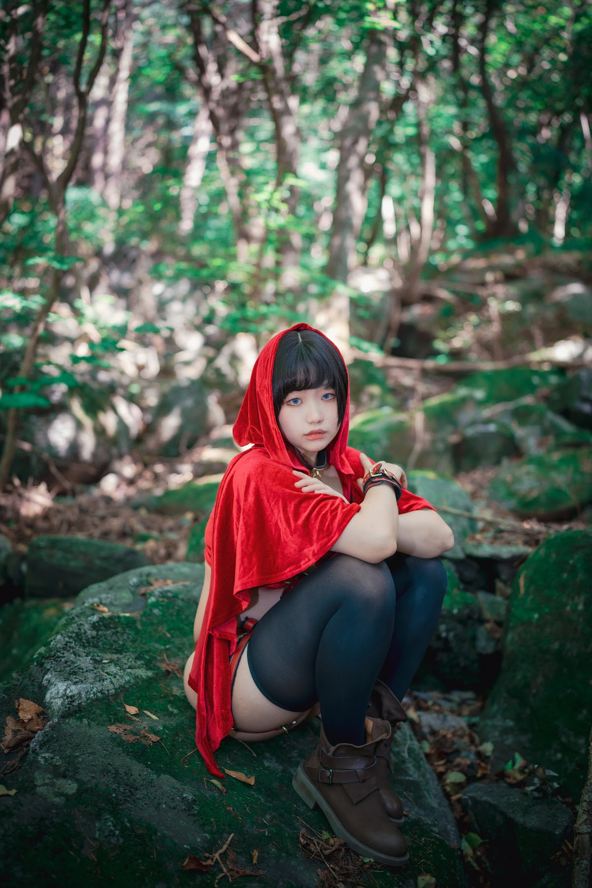 DJAWA Photo – Mimmi (밈미) – Naughty Red Hiring Hood - P28