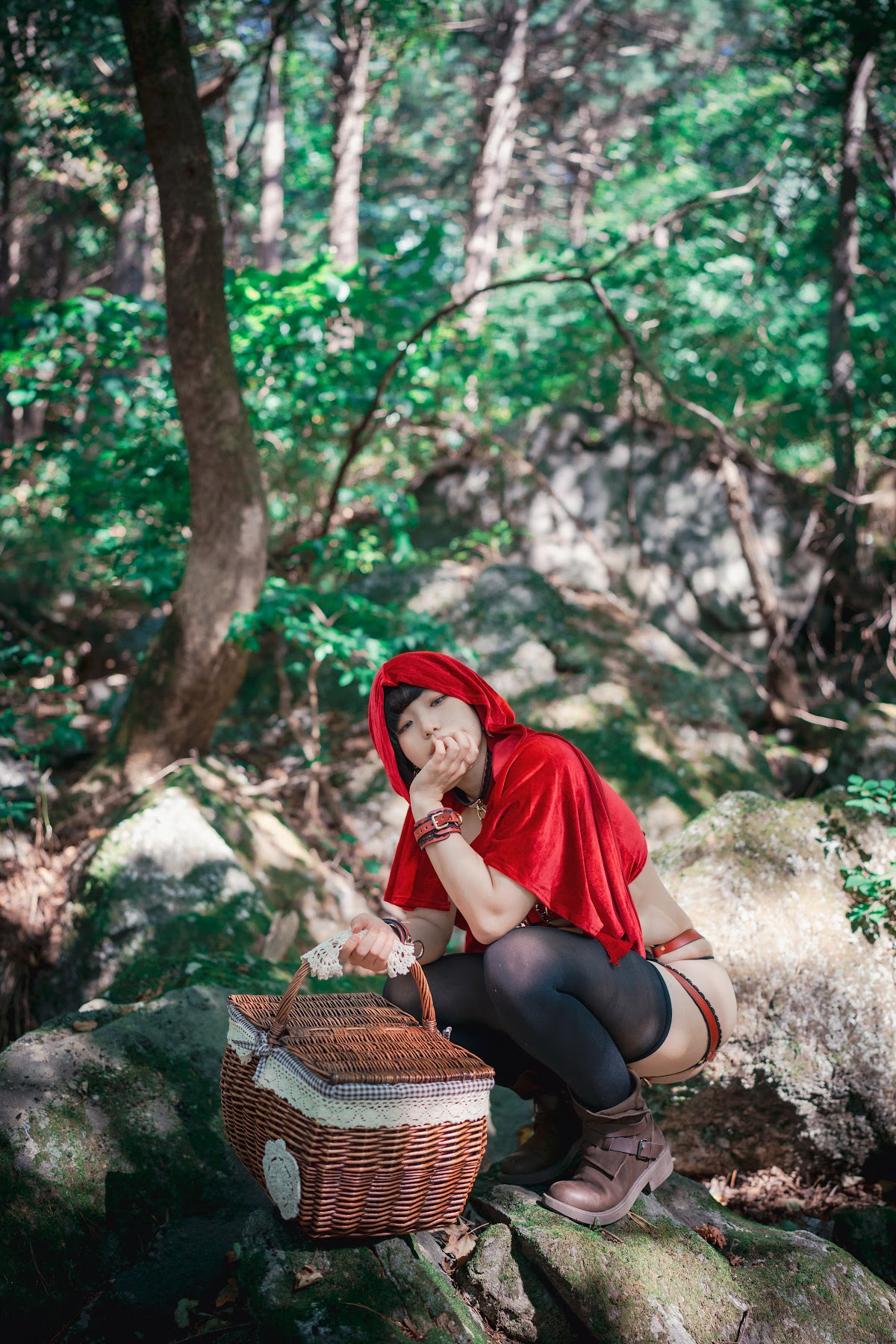 DJAWA Photo – Mimmi (밈미) – Naughty Red Hiring Hood - P41
