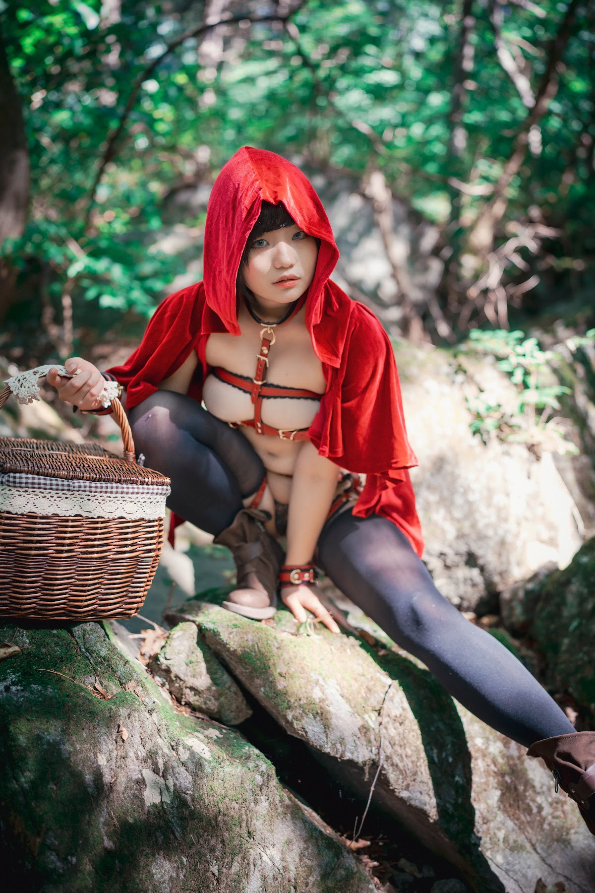 DJAWA Photo – Mimmi (밈미) – Naughty Red Hiring Hood - P43