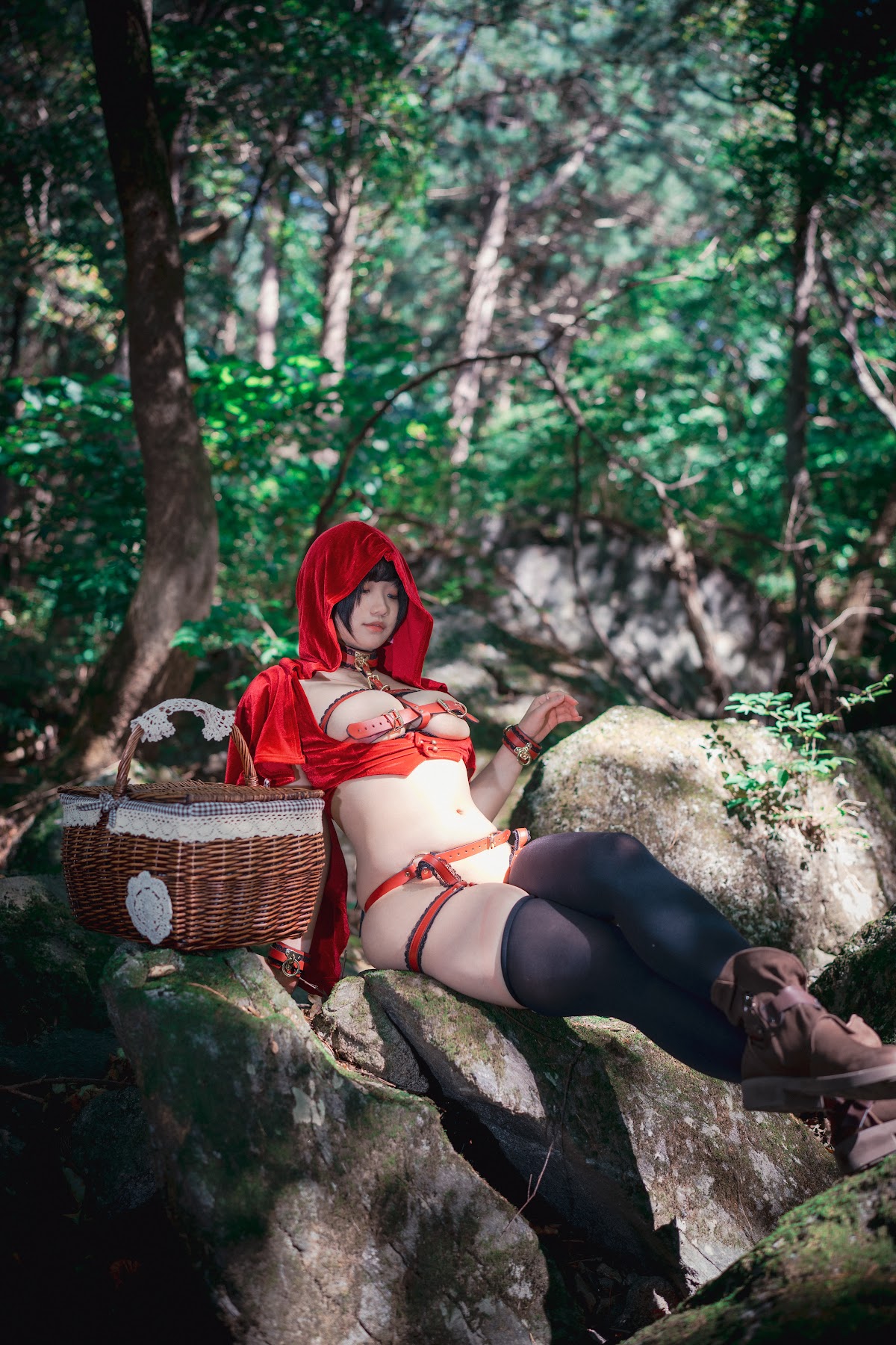 DJAWA Photo – Mimmi (밈미) – Naughty Red Hiring Hood - P46