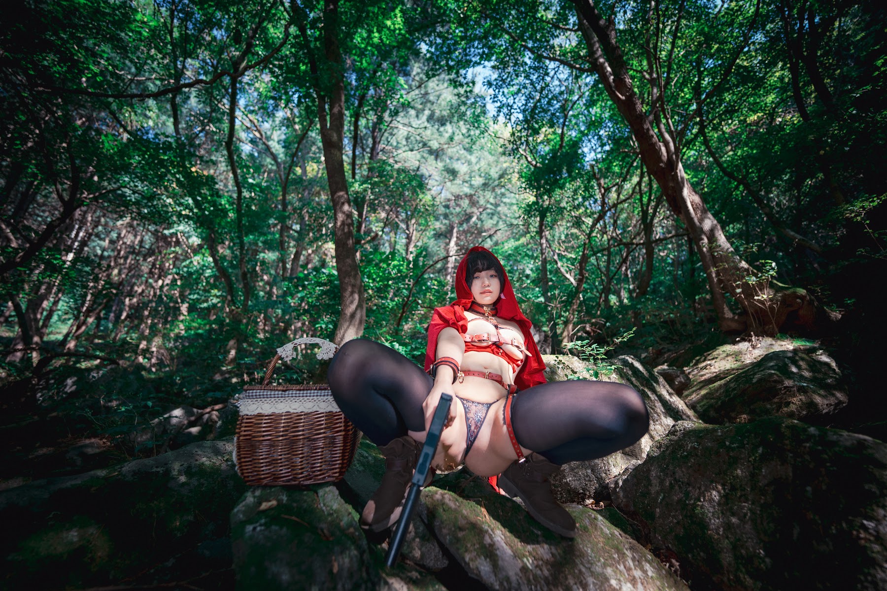 DJAWA Photo – Mimmi (밈미) – Naughty Red Hiring Hood - P51