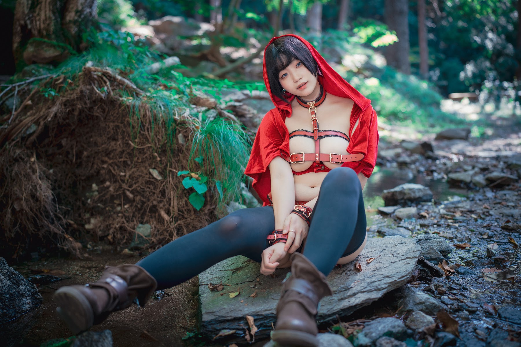 DJAWA Photo – Mimmi (밈미) – Naughty Red Hiring Hood - P56
