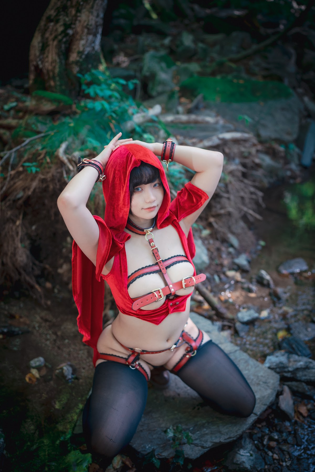 DJAWA Photo – Mimmi (밈미) – Naughty Red Hiring Hood - P65