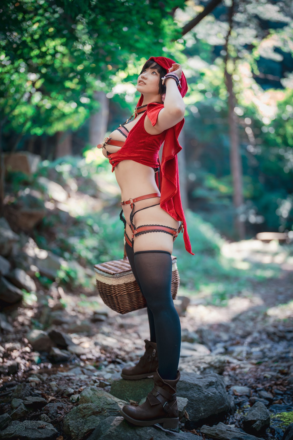 DJAWA Photo – Mimmi (밈미) – Naughty Red Hiring Hood - P76