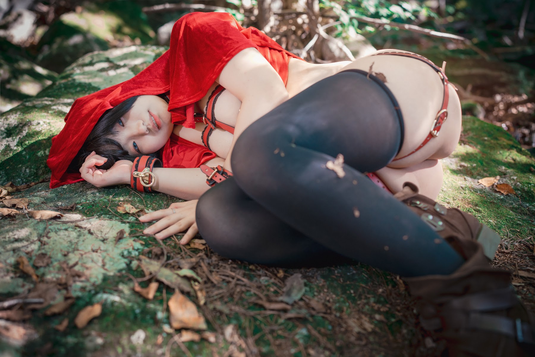 DJAWA Photo – Mimmi (밈미) – Naughty Red Hiring Hood - P81