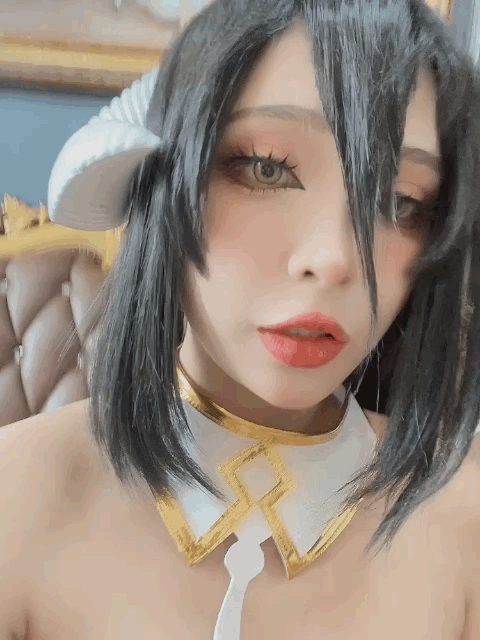 Coser@UmekoJ – Albedo Selfies - P48
