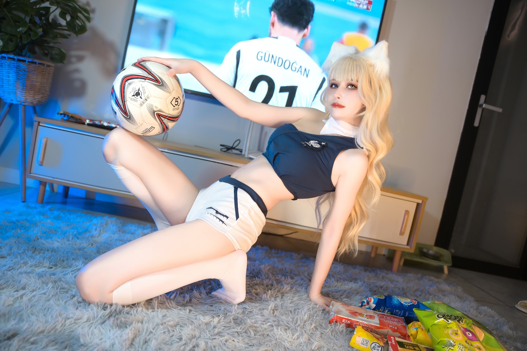 Coser@鹿八岁 – 足球少女 - P14