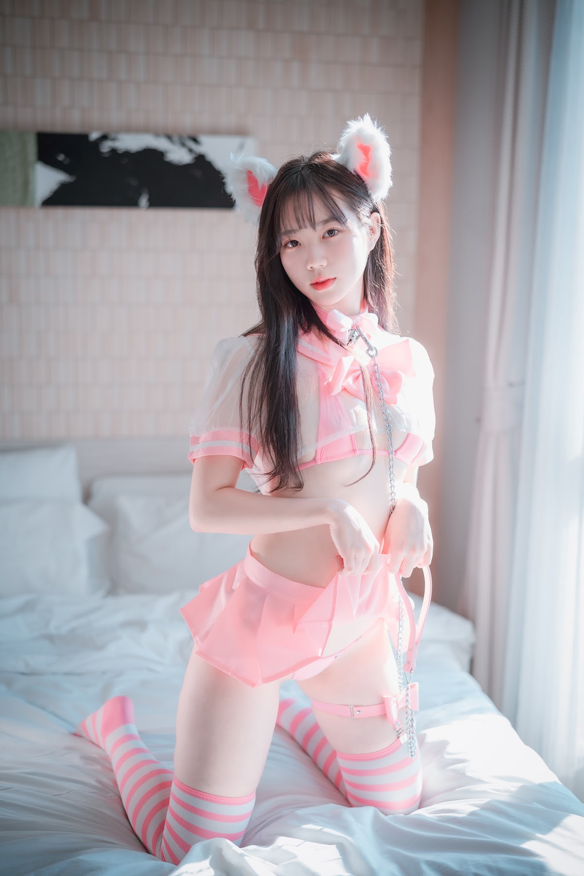 DJAWA Photo – Myu_a_ (뮤아) – Catgirl in Pink - P9