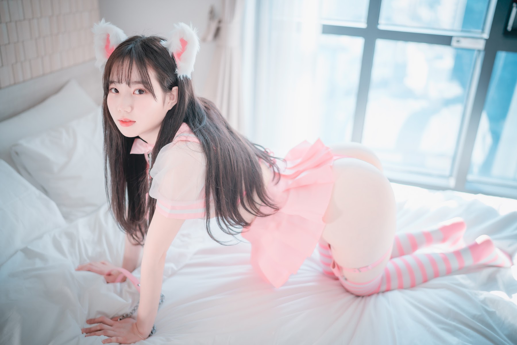 DJAWA Photo – Myu_a_ (뮤아) – Catgirl in Pink - P17