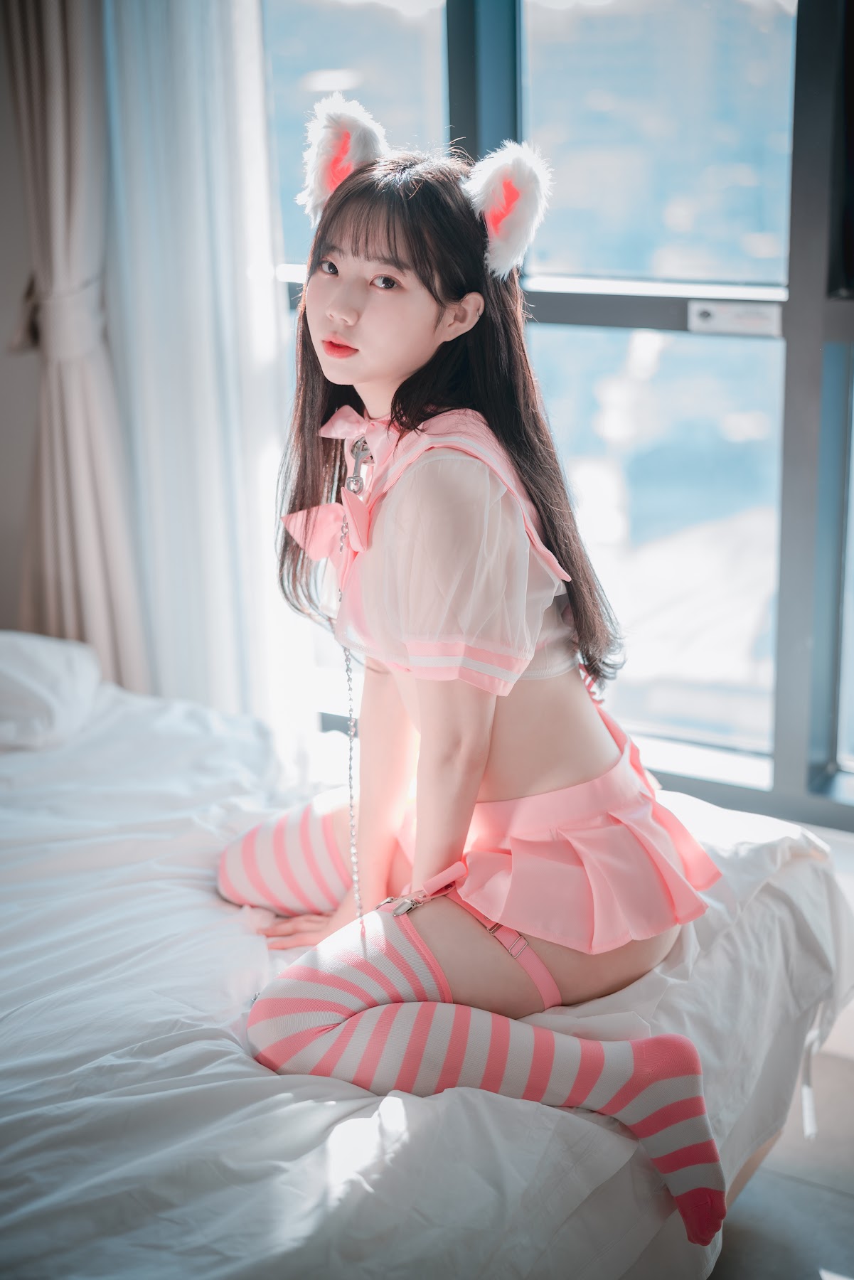 DJAWA Photo – Myu_a_ (뮤아) – Catgirl in Pink - P4