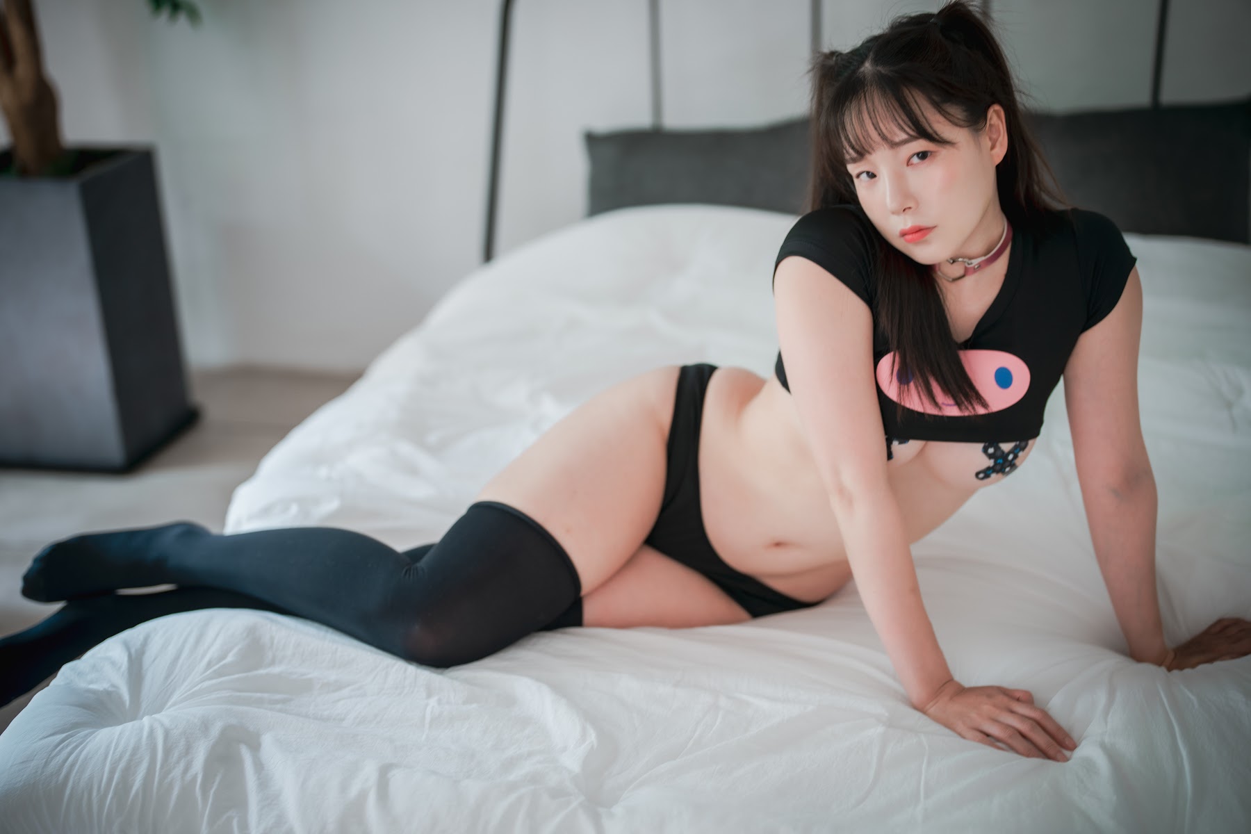 DJAWA Photo – Pia (피아) – Black Puppy Girl (Full version) - P43