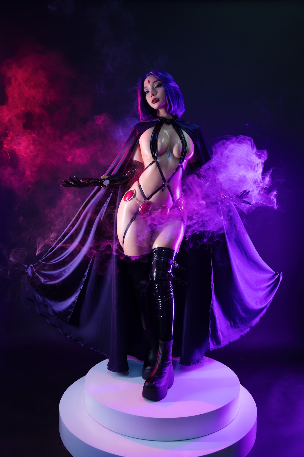Coser@UmekoJ – Raven Latex Lingerie - P22