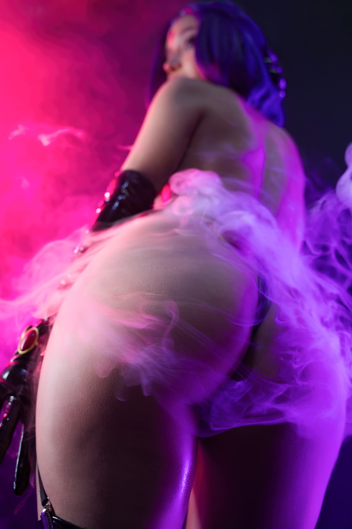 Coser@UmekoJ – Raven Latex Lingerie - P40