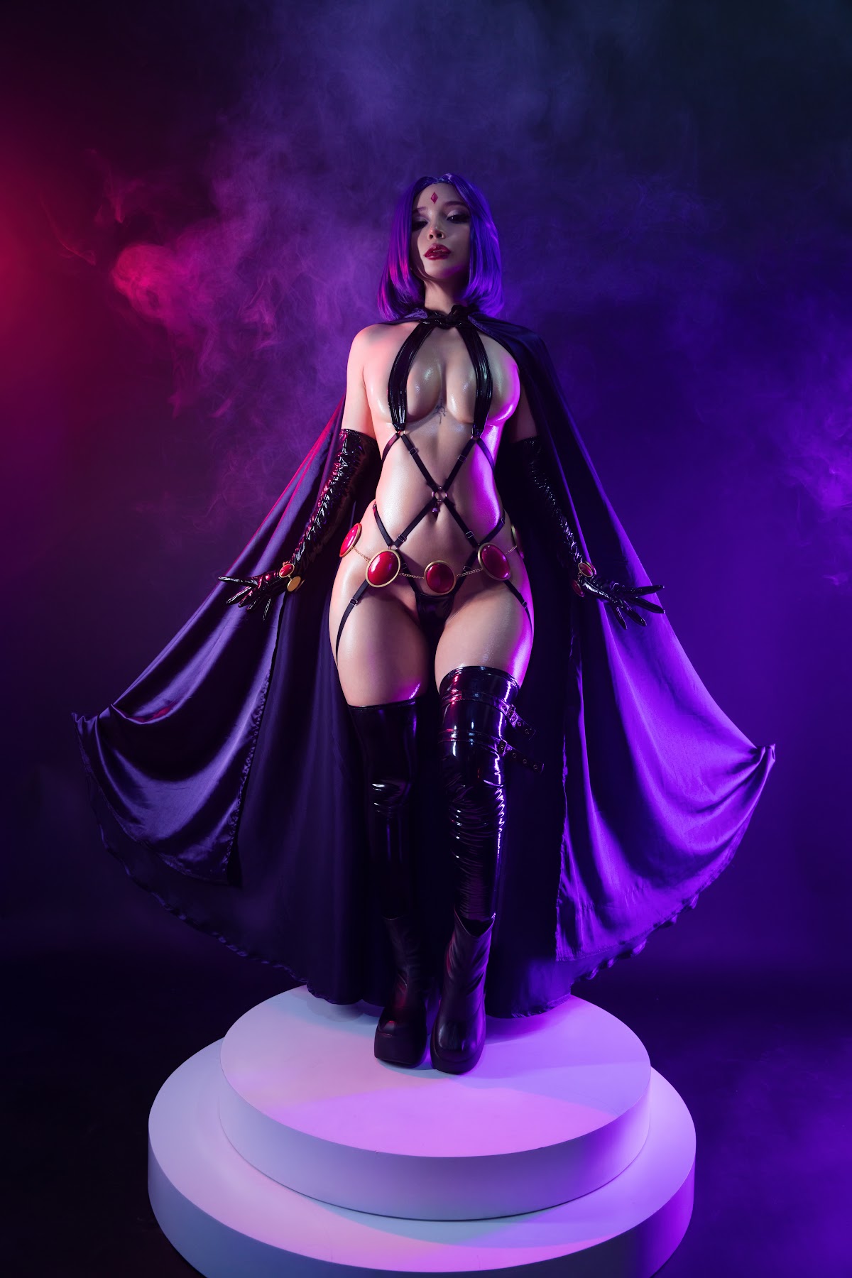 Coser@UmekoJ – Raven Latex Lingerie - P55