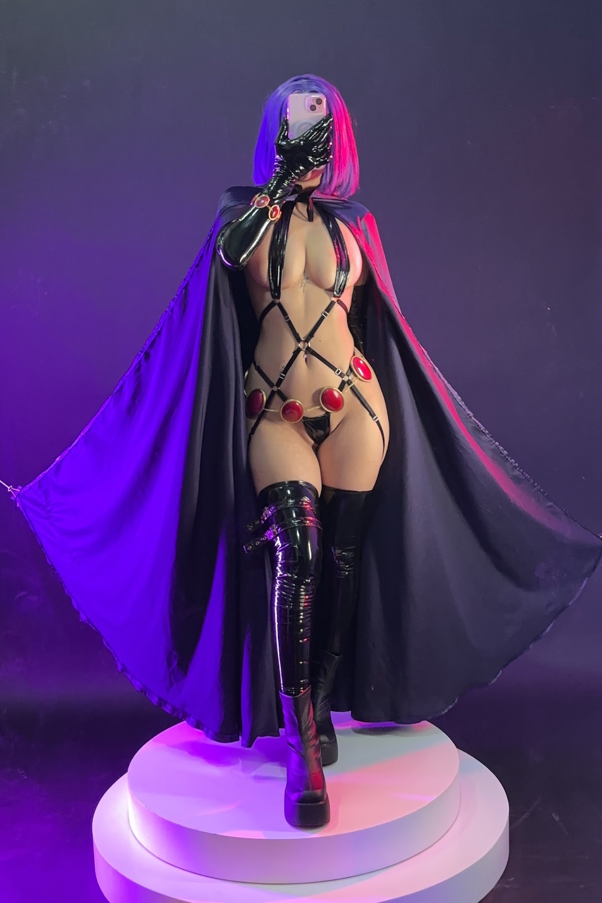Coser@UmekoJ – Raven Latex Lingerie - P92
