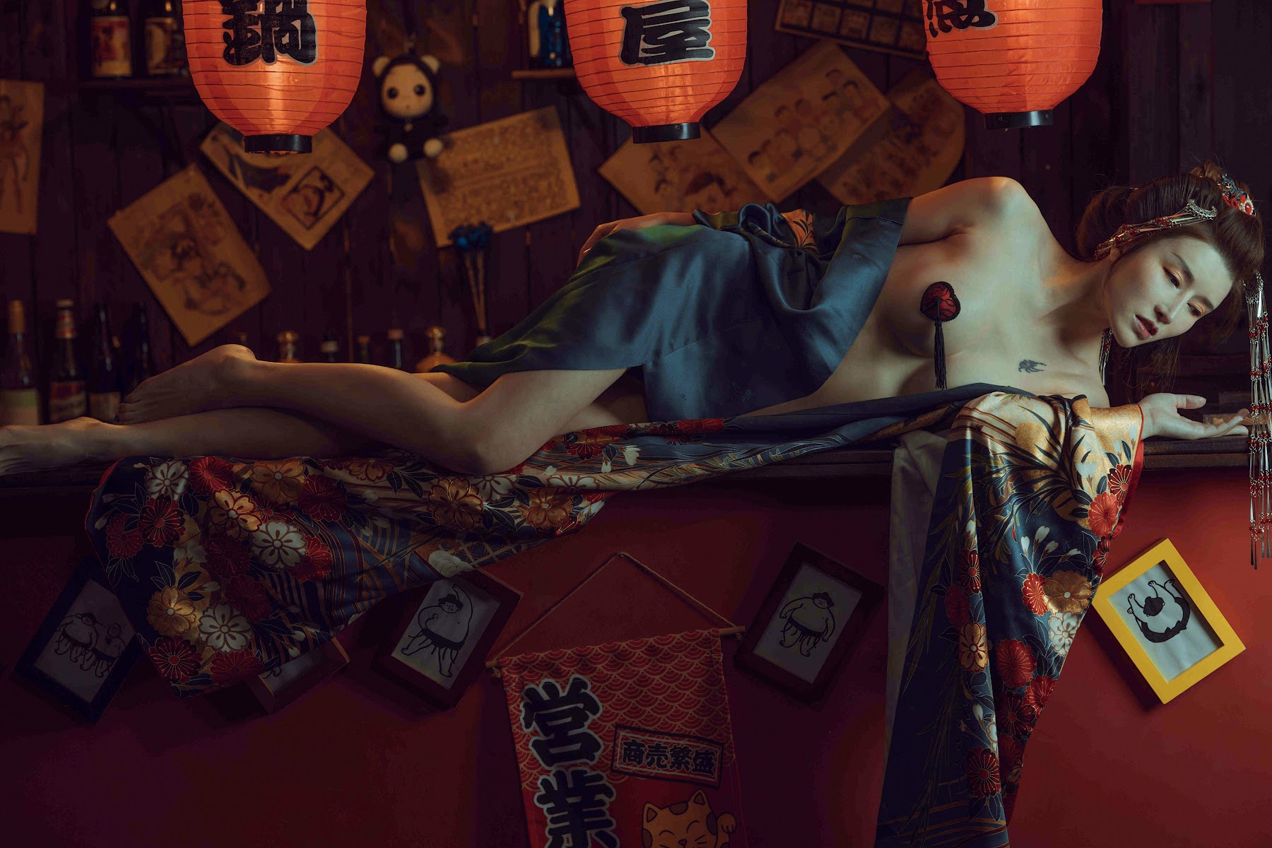 Coser@鹿八岁 – 酒醉的和服少女 - P10