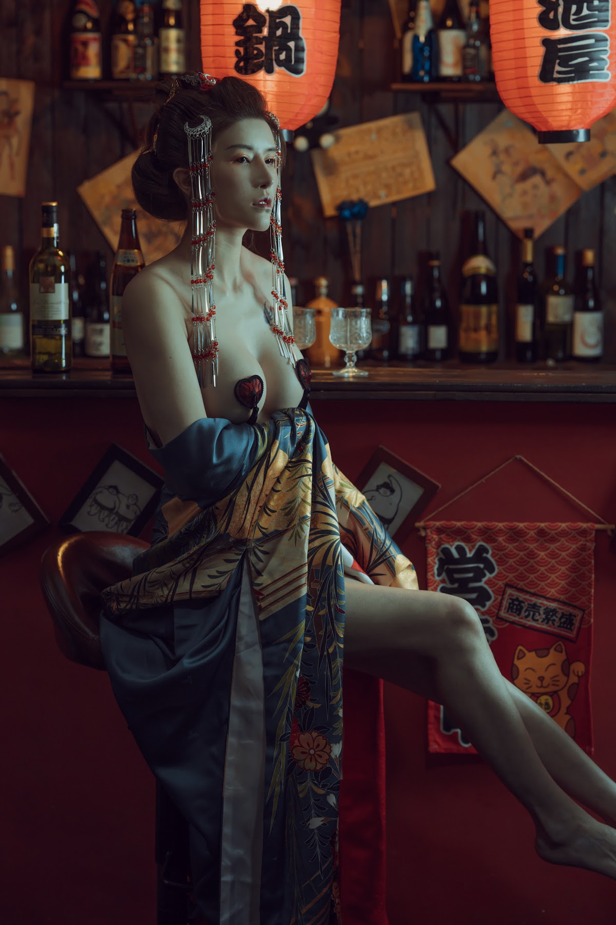 Coser@鹿八岁 – 酒醉的和服少女 - P15