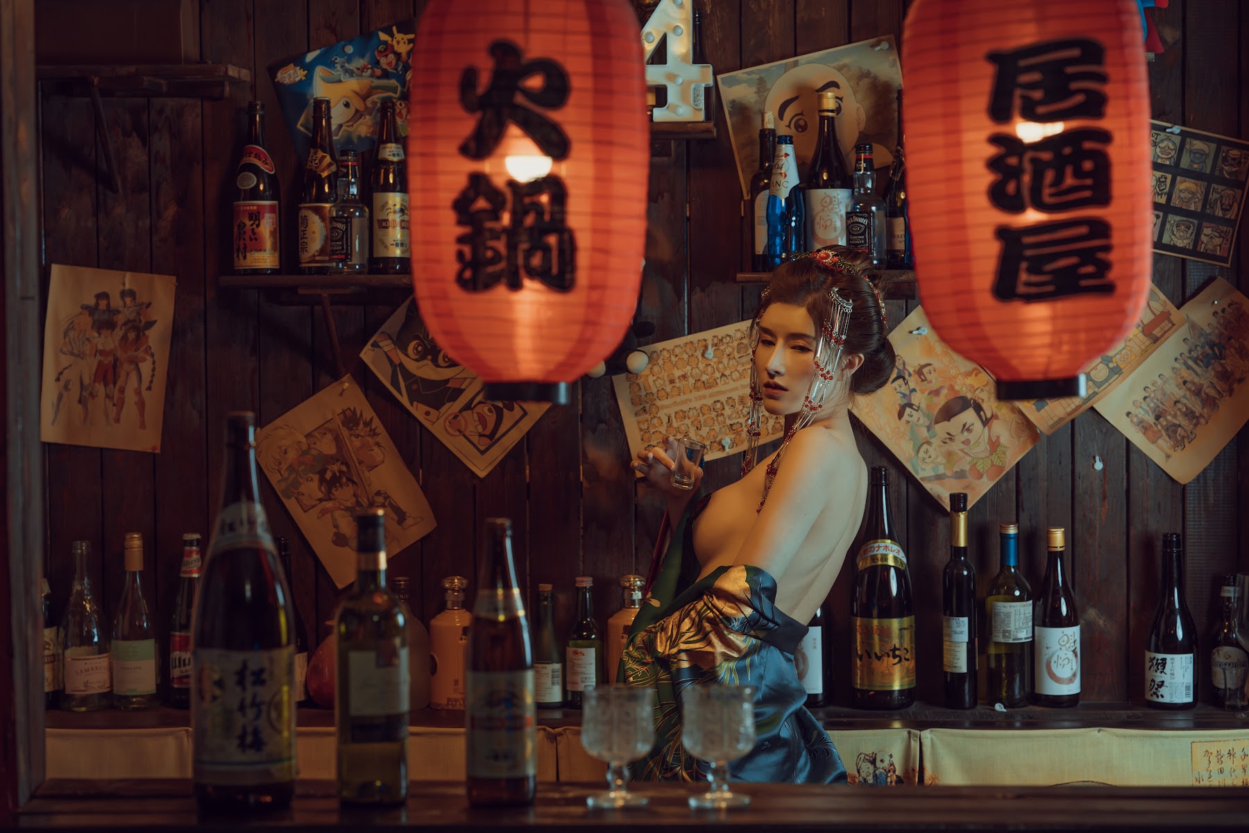 Coser@鹿八岁 – 酒醉的和服少女 - P18