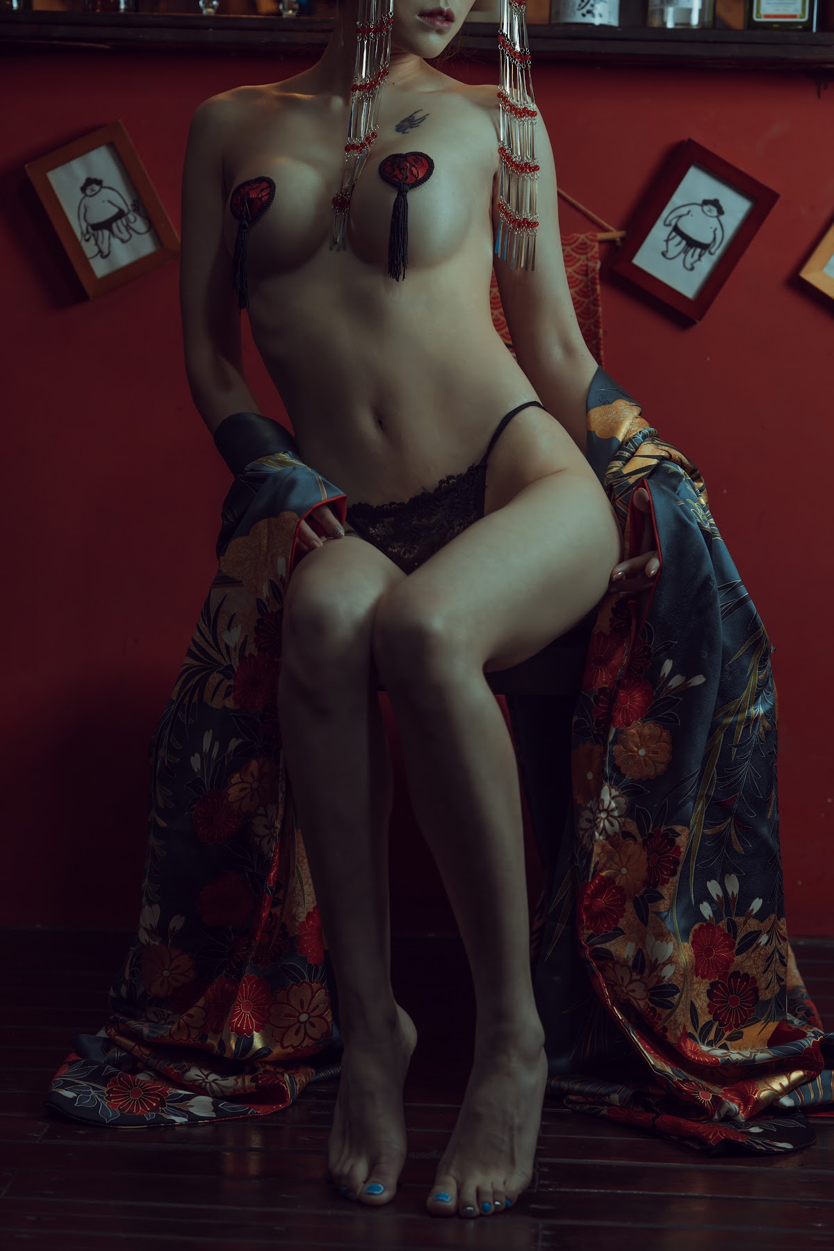 Coser@鹿八岁 – 酒醉的和服少女 - P27