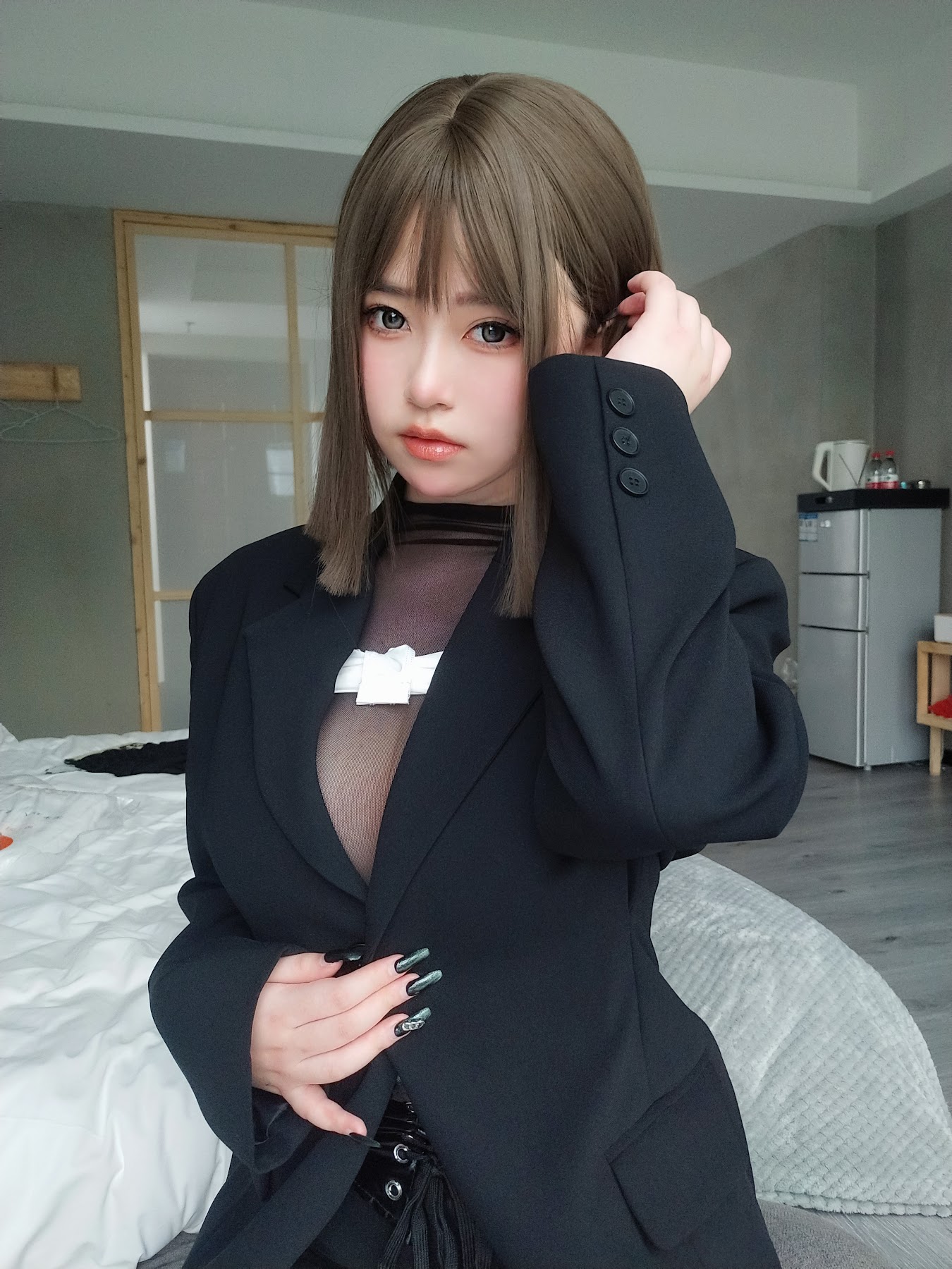 Coser@女主K – 大胆的秘书 - P9