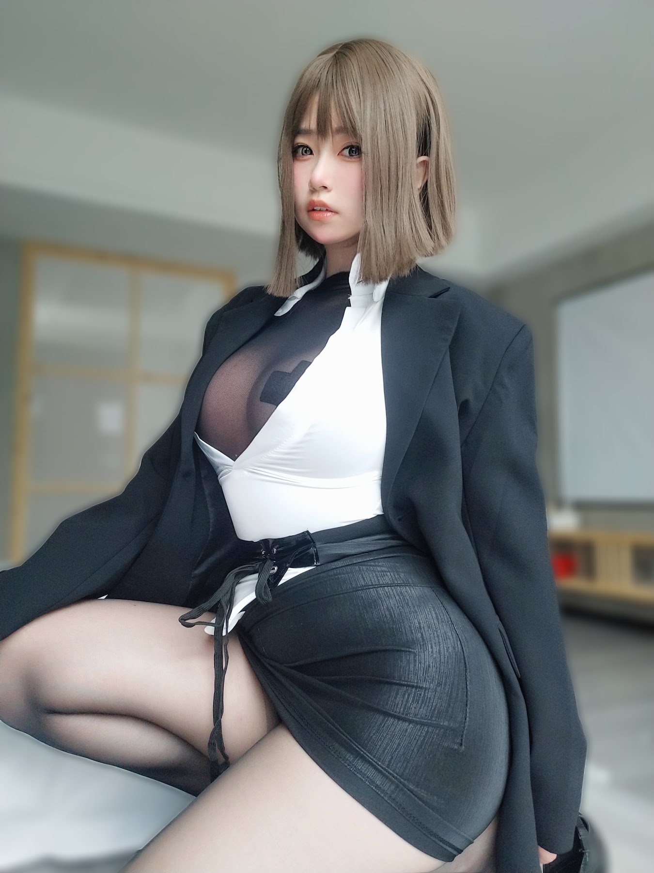 Coser@女主K – 大胆的秘书 - P57