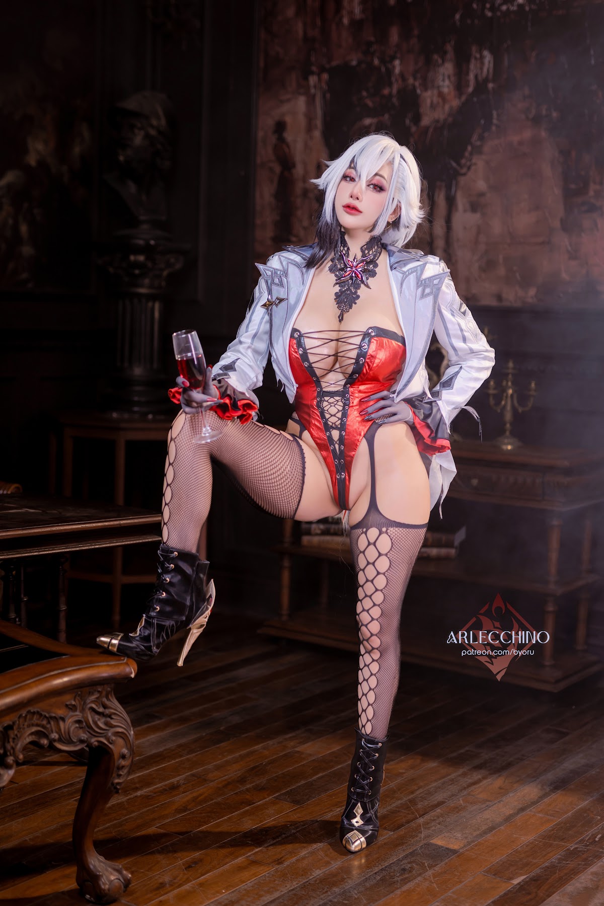 Coser@Byoru – Genshin Impact Arlecchino Dress - P2