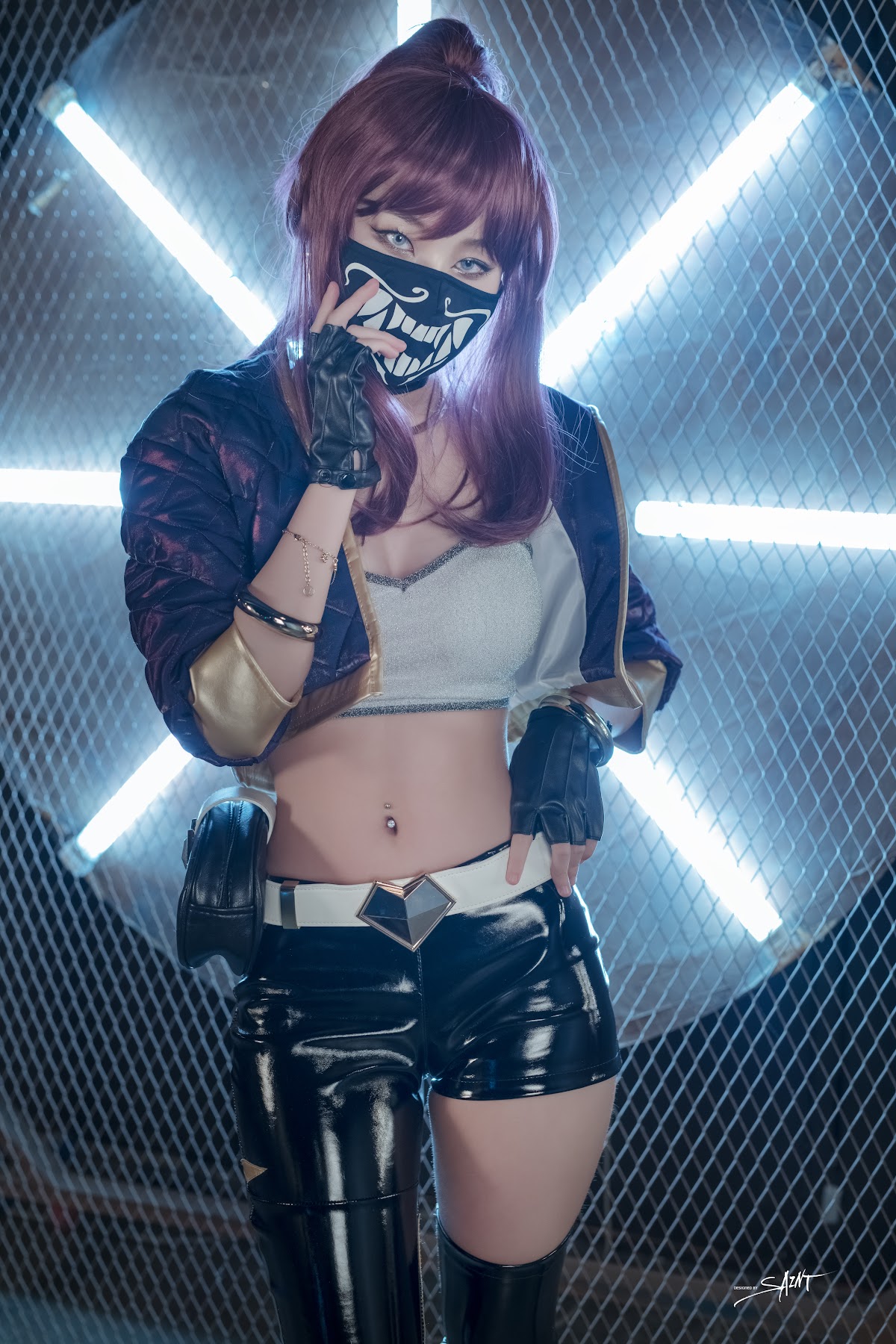 SAINT Photolife – Yuna (유나) – Yuna’s Cos Vol.04 – KDA Akali & Nier Automata 2B - P11