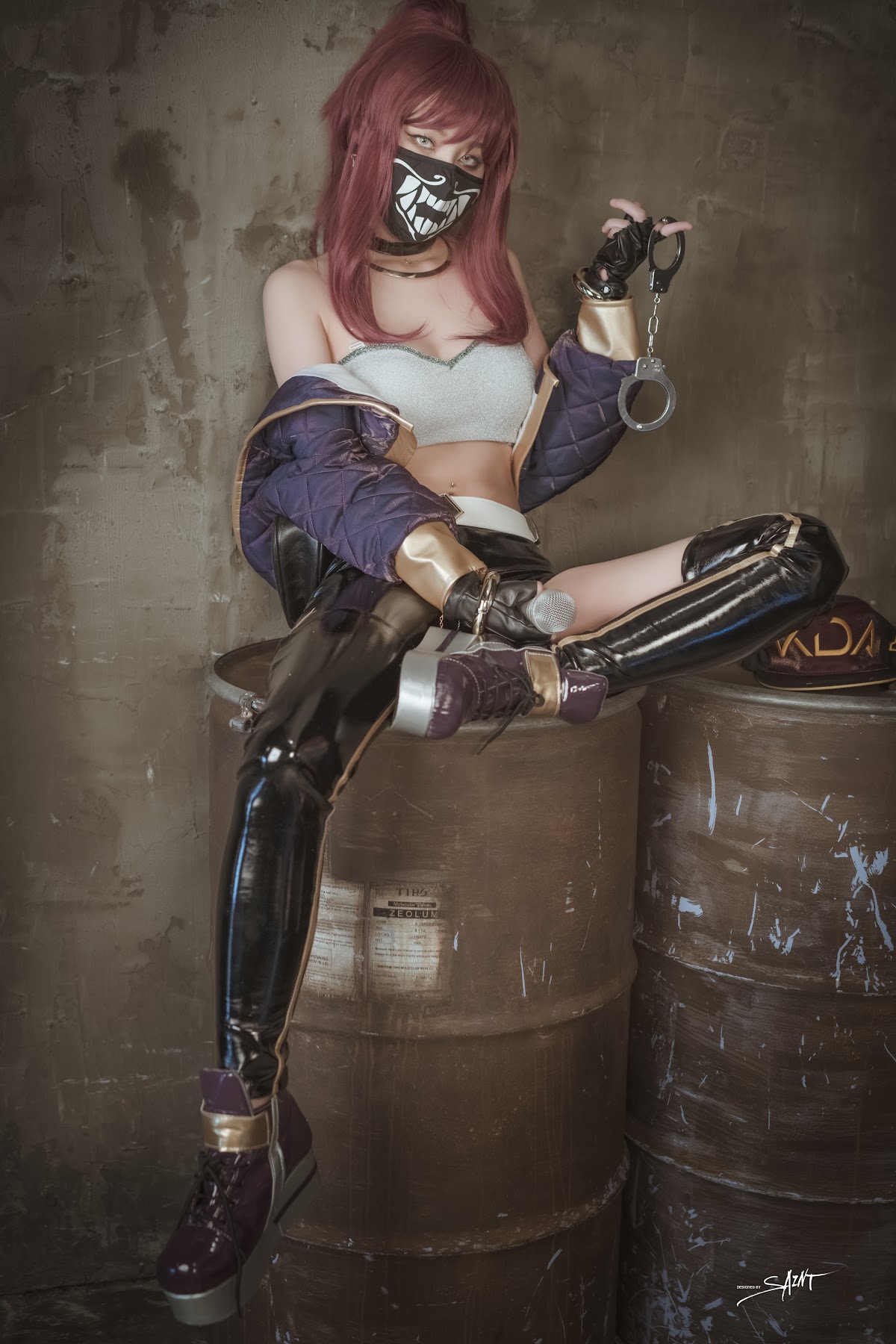 SAINT Photolife – Yuna (유나) – Yuna’s Cos Vol.04 – KDA Akali & Nier Automata 2B - P14