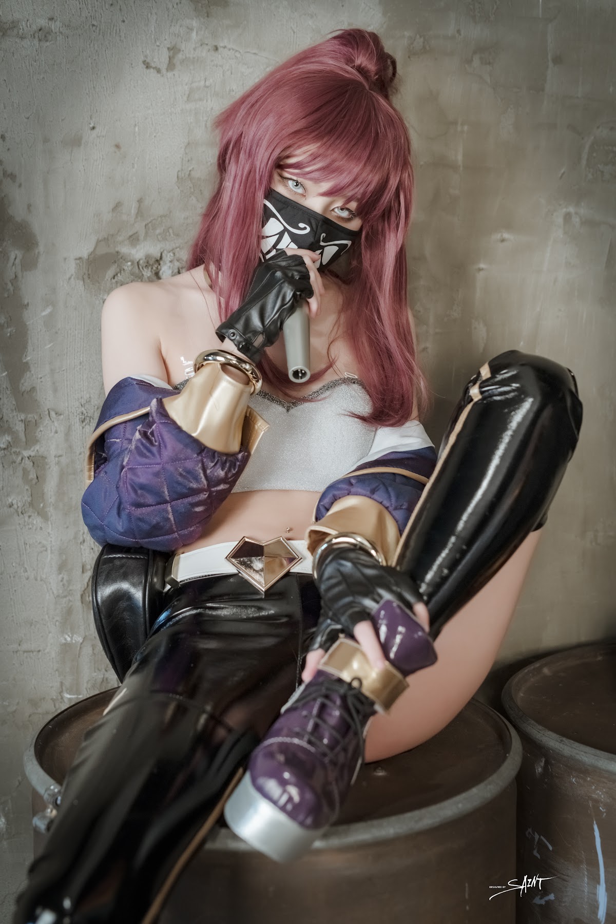 SAINT Photolife – Yuna (유나) – Yuna’s Cos Vol.04 – KDA Akali & Nier Automata 2B - P16